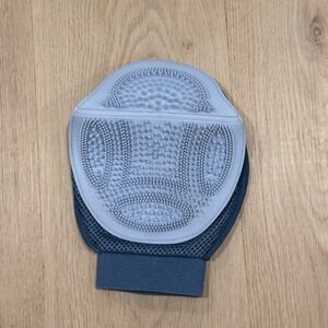 Vibrant Life Dual Function Grooming Glove Unisex OS Blue Massage Detangle Tool